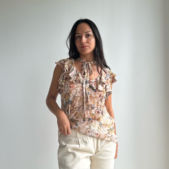 Zimmermann Painted Heart Cascade Tank Top - Picture 5 of 7